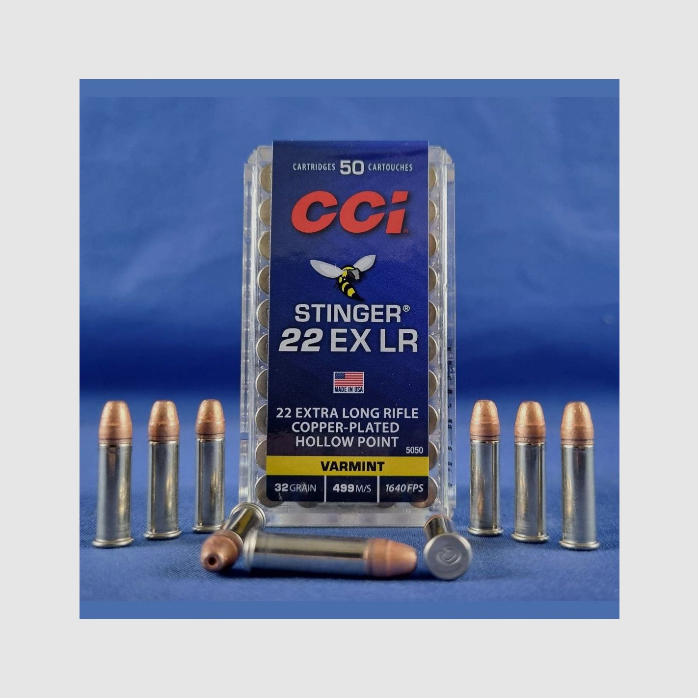 50 Patronen CCI Stinger Kal. 22 LR, afbeelding 1 van 2