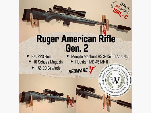 Ruger American Ranch Rifle Gen.2 223Rem.
