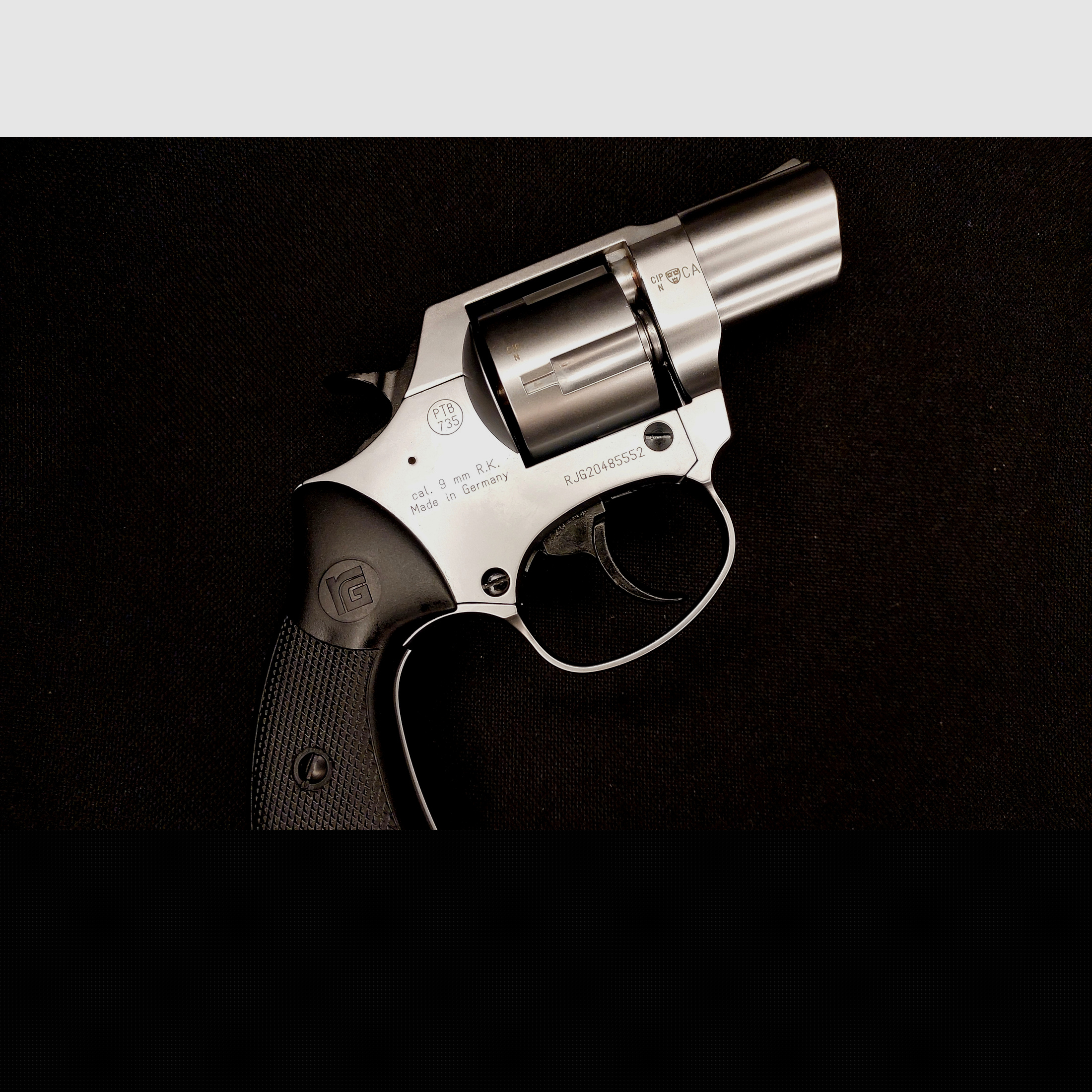 Röhm RG 59 Schreckschuss Revolver Alu Chrome 9 mm R.K. (PTB 735) neuwertig