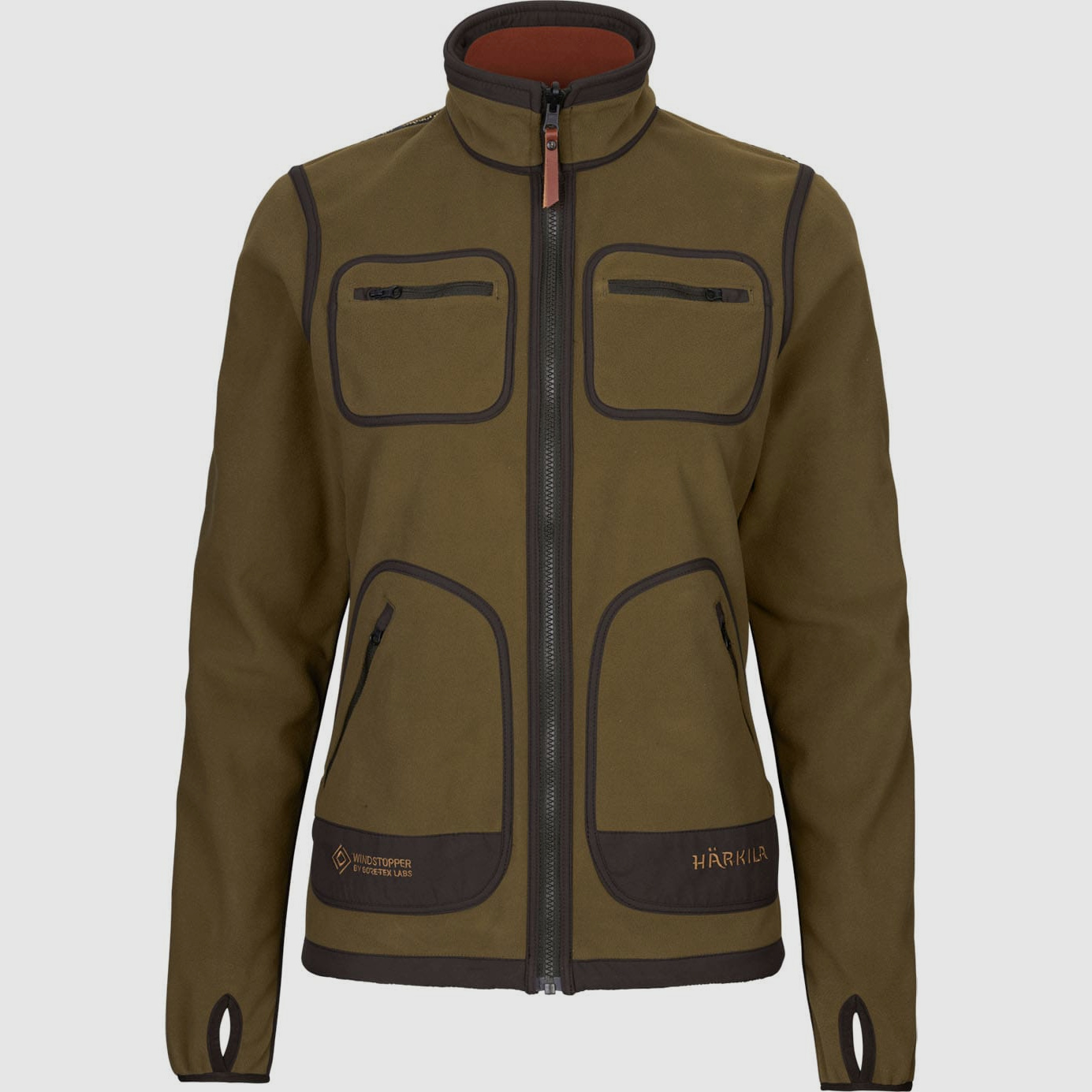 Härkila Wendejacke Kamko Dark Olive/ Arabian Spice