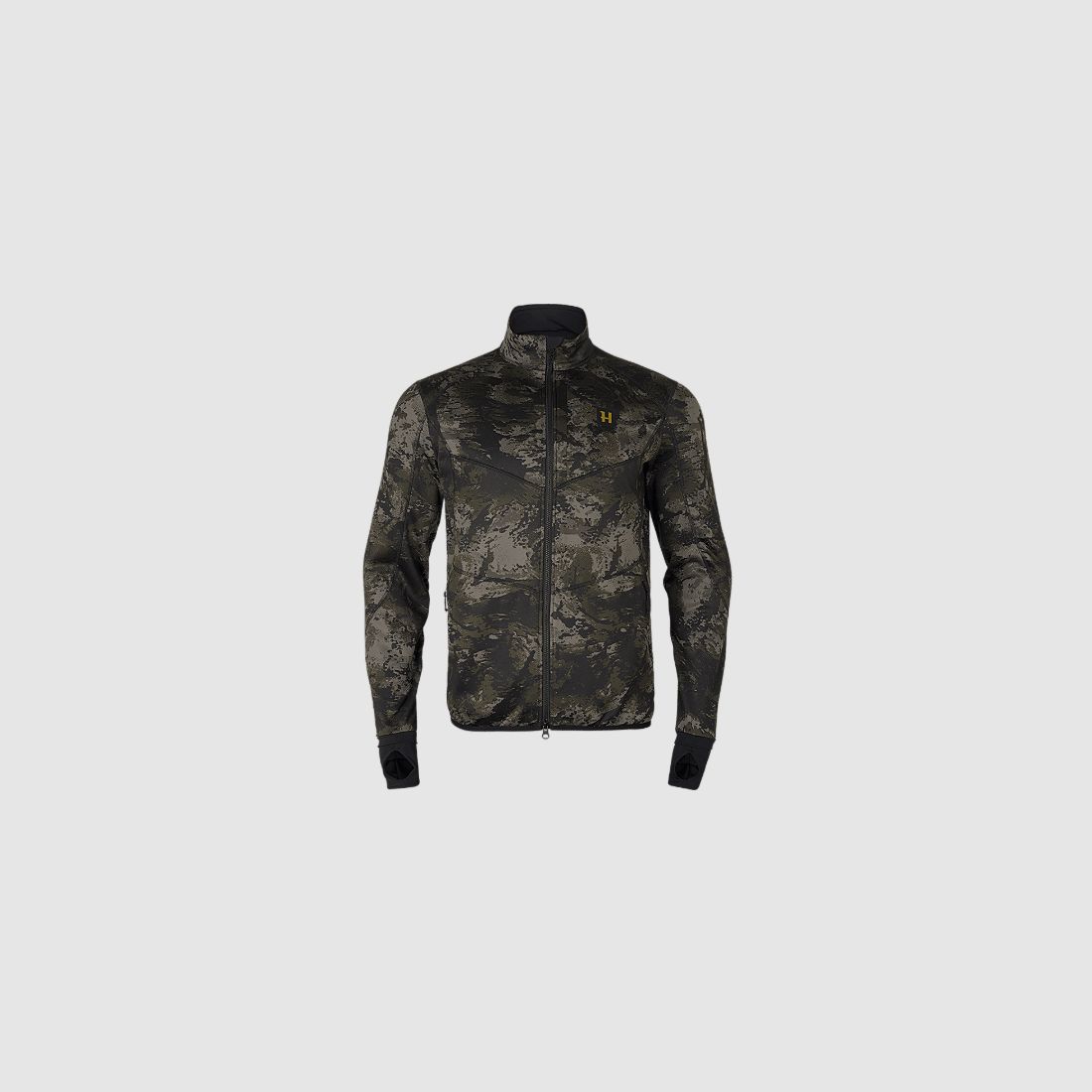Härkila NOCTYX Camo Full Zip Fleece-Pullover Herr AXIS MSP®Black 4XL