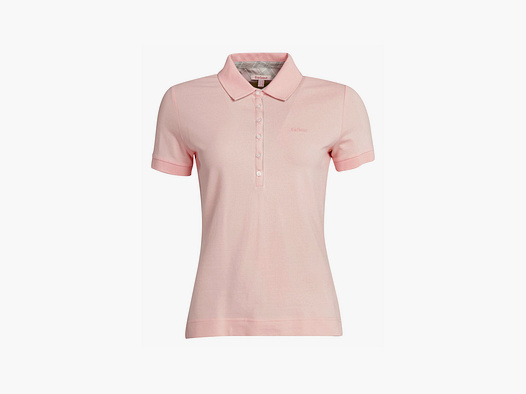 BARBOUR Portsdown Top Poloshirt Petal Pink/ silver Birch