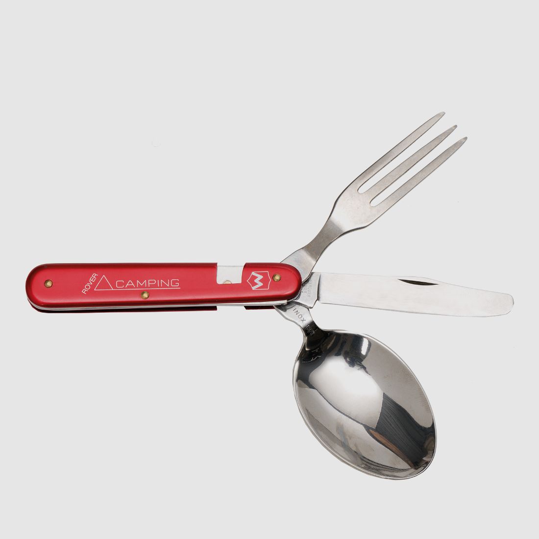 Camping-Besteck rot Messer Gabel Lffel Urlaub Reise