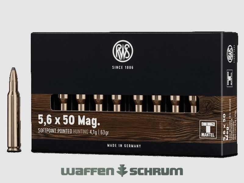 RWS 5,6x50Mag TMS 4,1g - 63gr