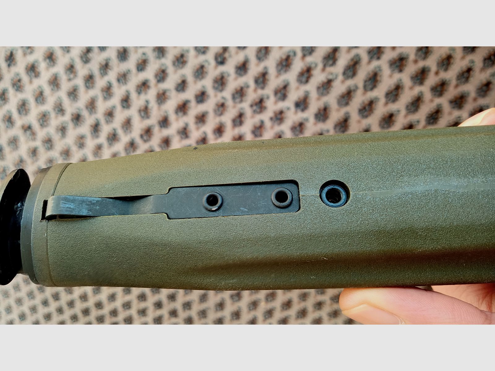 Original Griff & Trapezhandschutz für H&K G3A4 beide farblich abgestimmt in NATO Grün und Zweibein geeignet // G3 und Klone Handschutz + Pistolengriff / G3A3 G3SG1 MKE T41 HK91 VFC Co2 Umarex