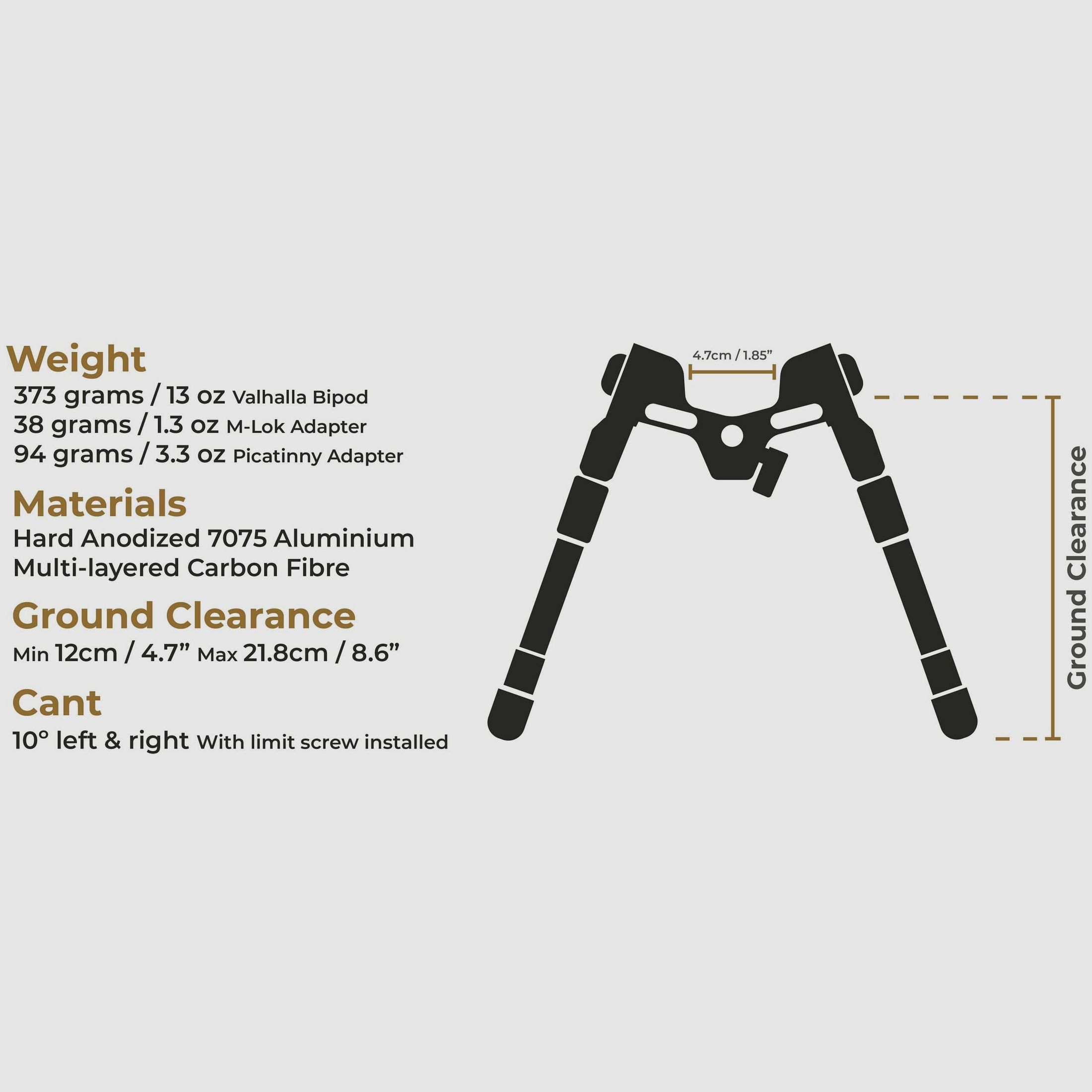 Spartan Valhalla Bipod, Bild 3 von 3