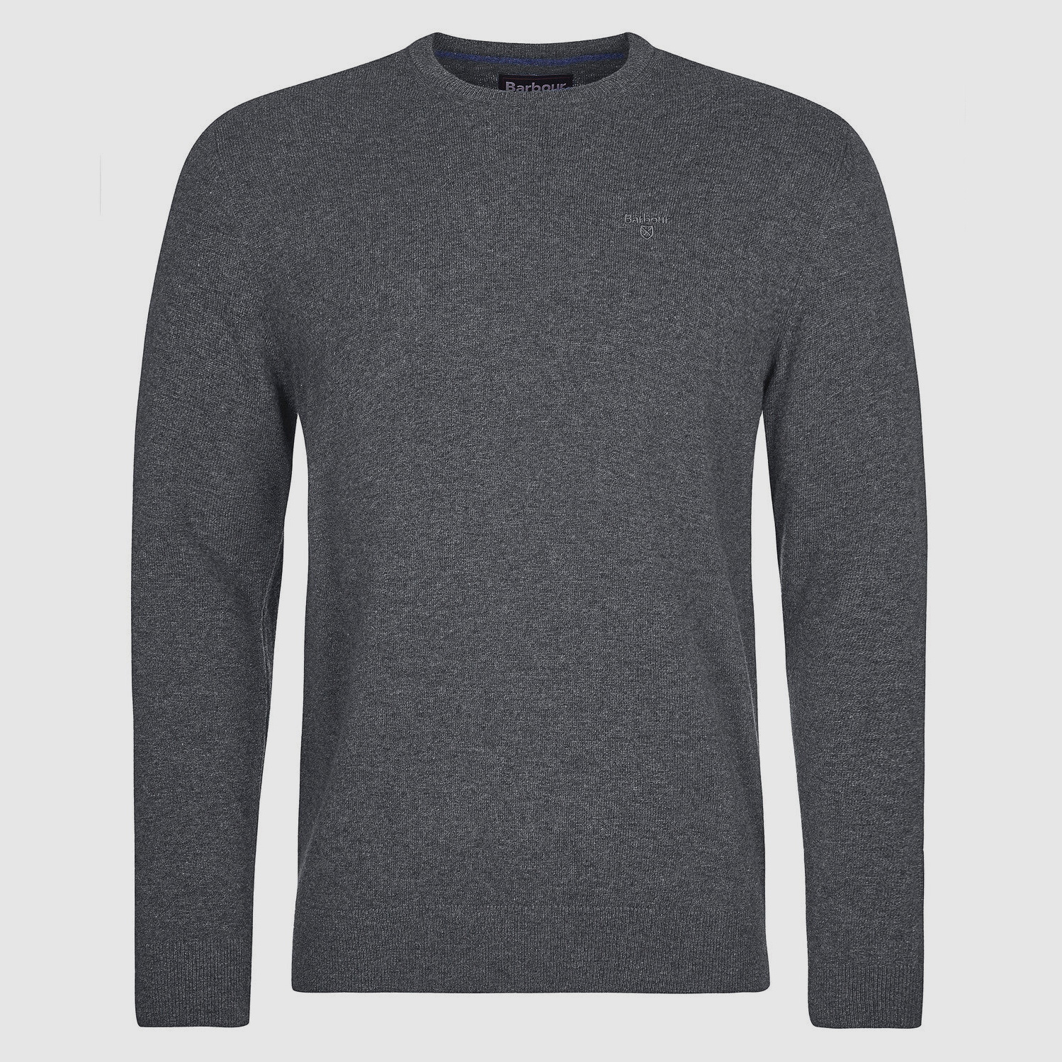 Barbour Męski Sweter Essential Lambswool Crew