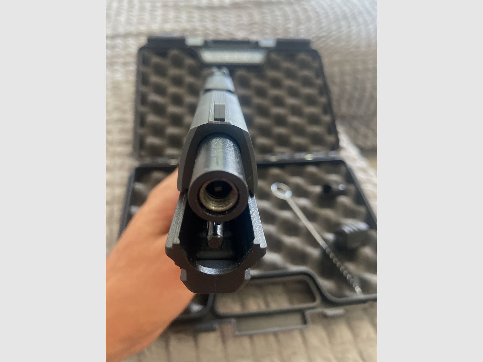 Walther PPQ M2 9mm P.A.K. (PTB 958) – Like new from estate in Umarex case