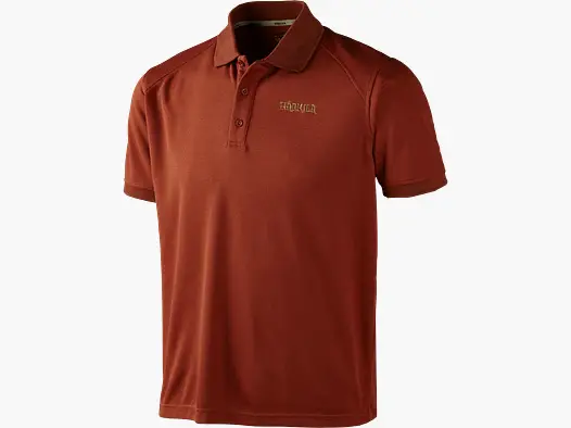 Härkila Gerit Poloshirt Herren, Farbe Burnt Orange
