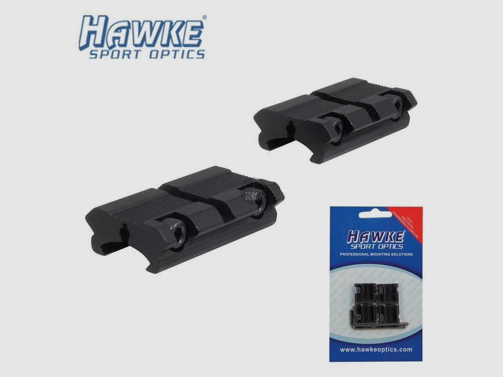 HAWKE Adapterschiene 9-11mm, 3/8 Zoll - Weaver