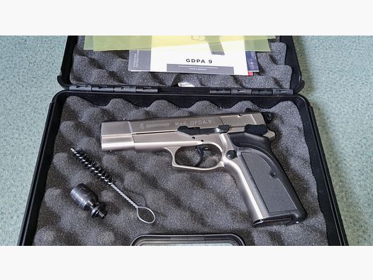 Browning GPDA 9 pistola de fogueo calibre 9mm P.A.K. niquelada
