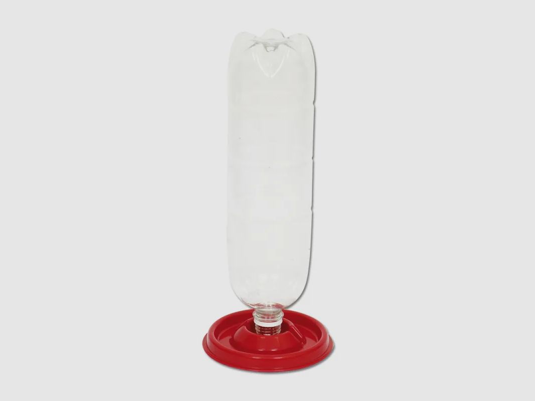 Abreuvoir porte bouteille poussins et cailles 0,75 L diamètre 13 cm, image 2 sur 4