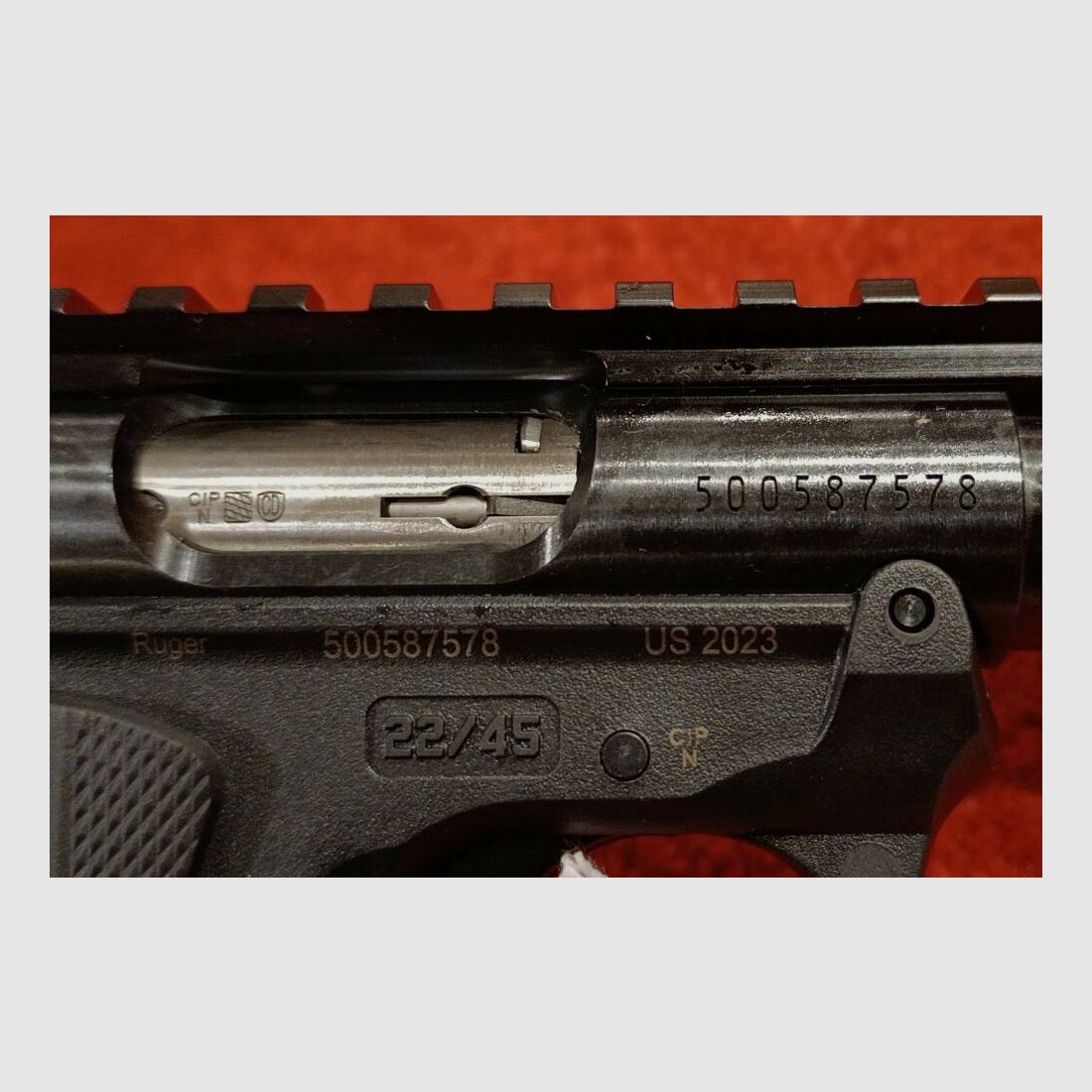 Ruger RUG.MK-IV 22/45 TACT.4.4"22LR .22lr