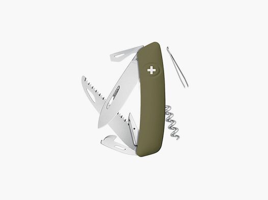 COUTEAU SWIZA D05 OLIVE 12 FONCTIONS