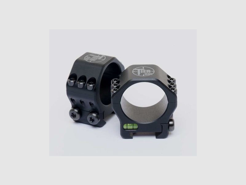 March Third Eye Tactical Ringe 34 mm – Weaver-Schiene – mit integrierter Wasserwaage – Medium