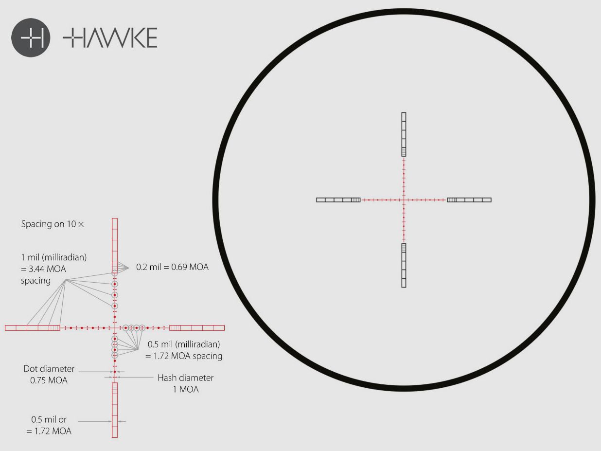 Hawke Vantage 30 WA FFP 6-24x50 - Absehen beleuchtet - Jagd Sport Optik | OVP & völlig neuwertig/nicht benutzt