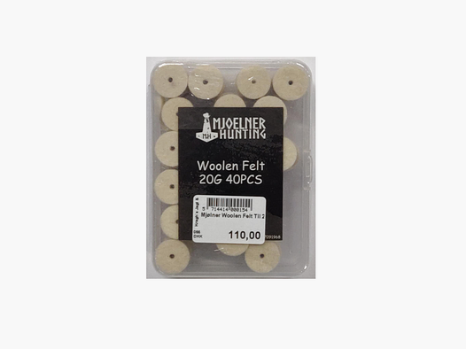 Mjølner Hunting Woolen Felt Til 20G 40stk.