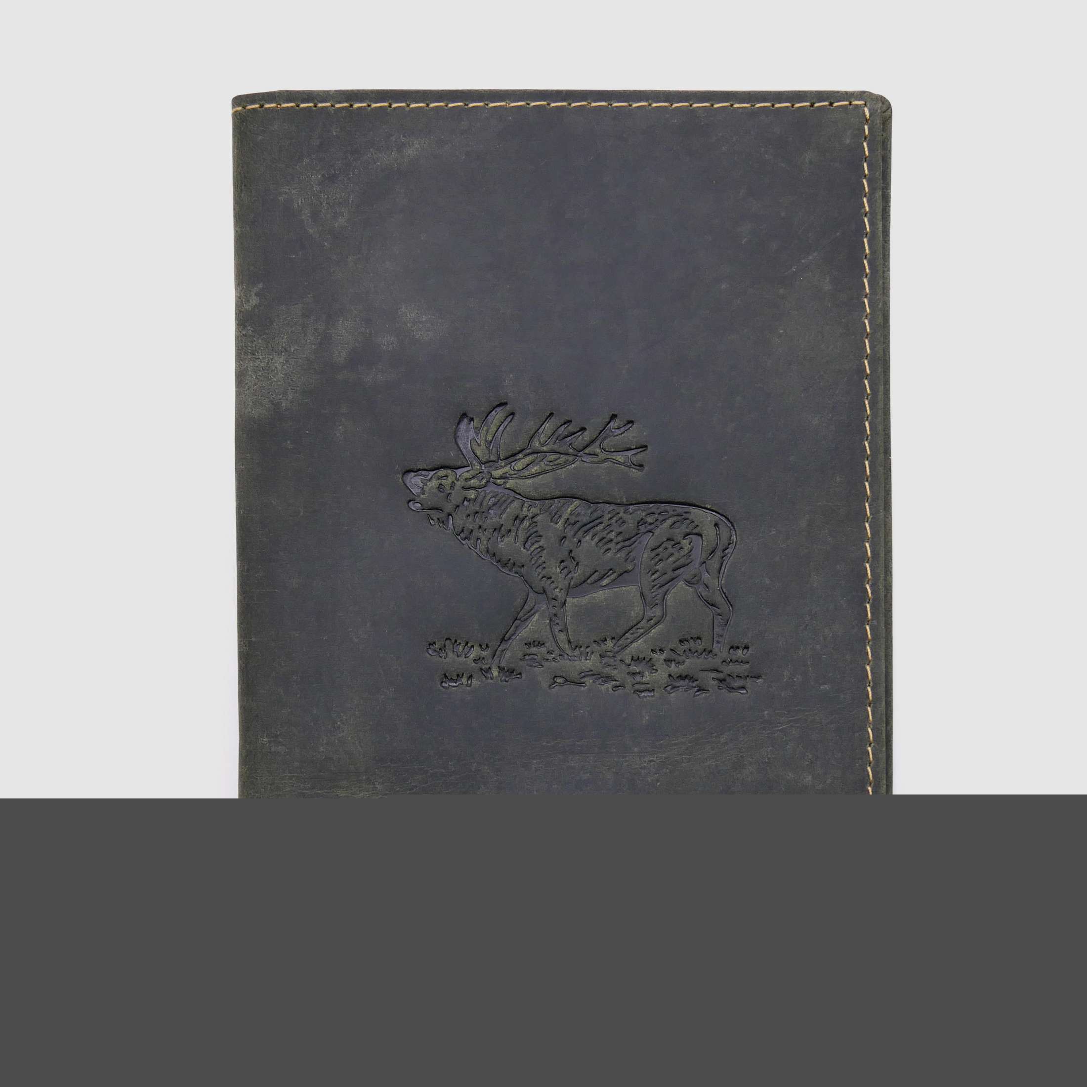 Greenburry Leder Jagdscheinmappe Ausweismappe Etui Hirsch olive 328-stag-30