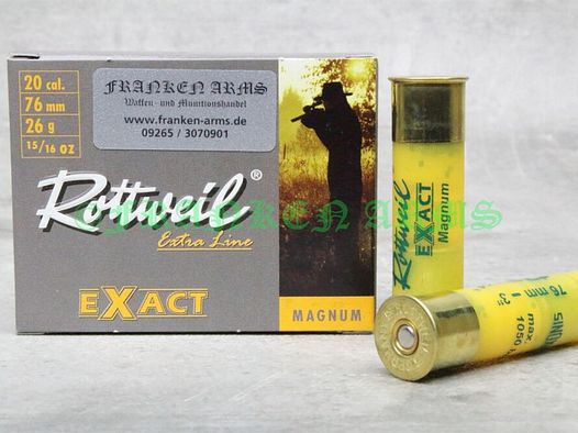 Rottweil	 EXACT Magnum 20/76 26g 5 Stück Staffelpreise