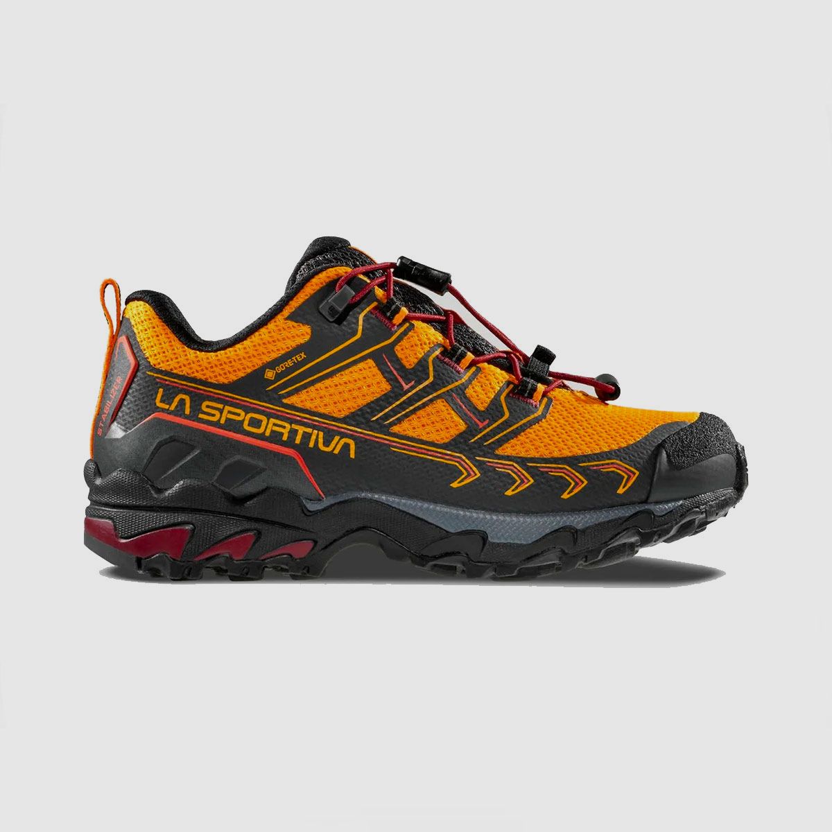 SHOES – KID – LA SPORTIVA – ULTRA RAPTOR II JR GTX Papaya/Sangria, image 3 of 7