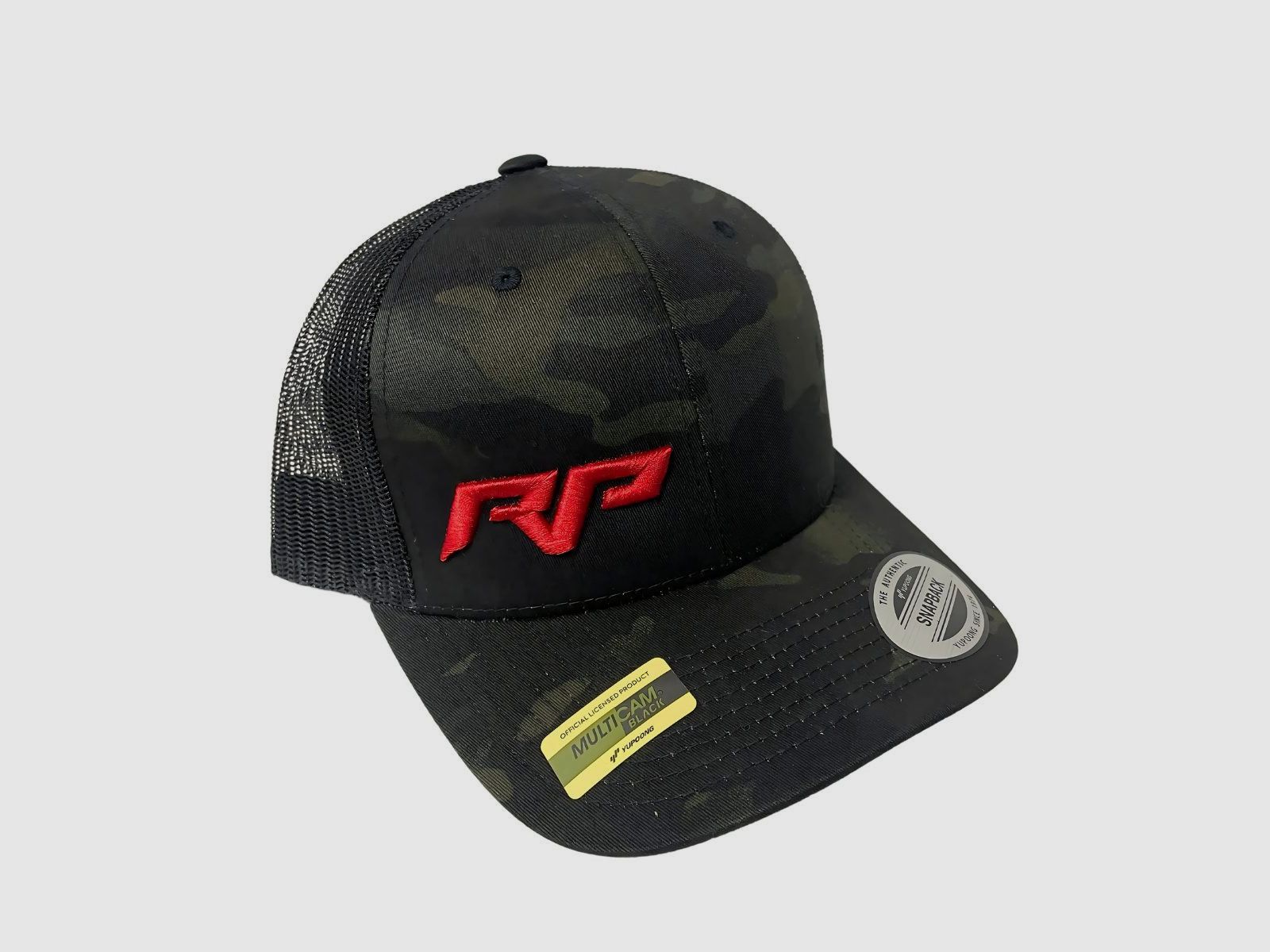 Czapka Multicam Black z Haftowanym Logo RP ARMS