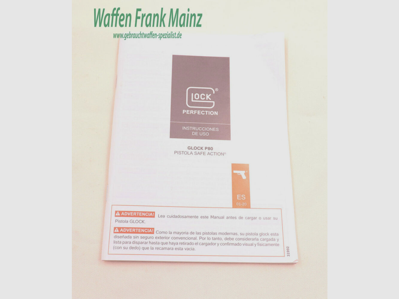 Glock - Austria Operating Instructions P 80