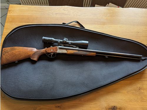 Krieghoff Trumpf (16/70, 16/70, 7x57R) & Kahles Helia 2,4-12x56i