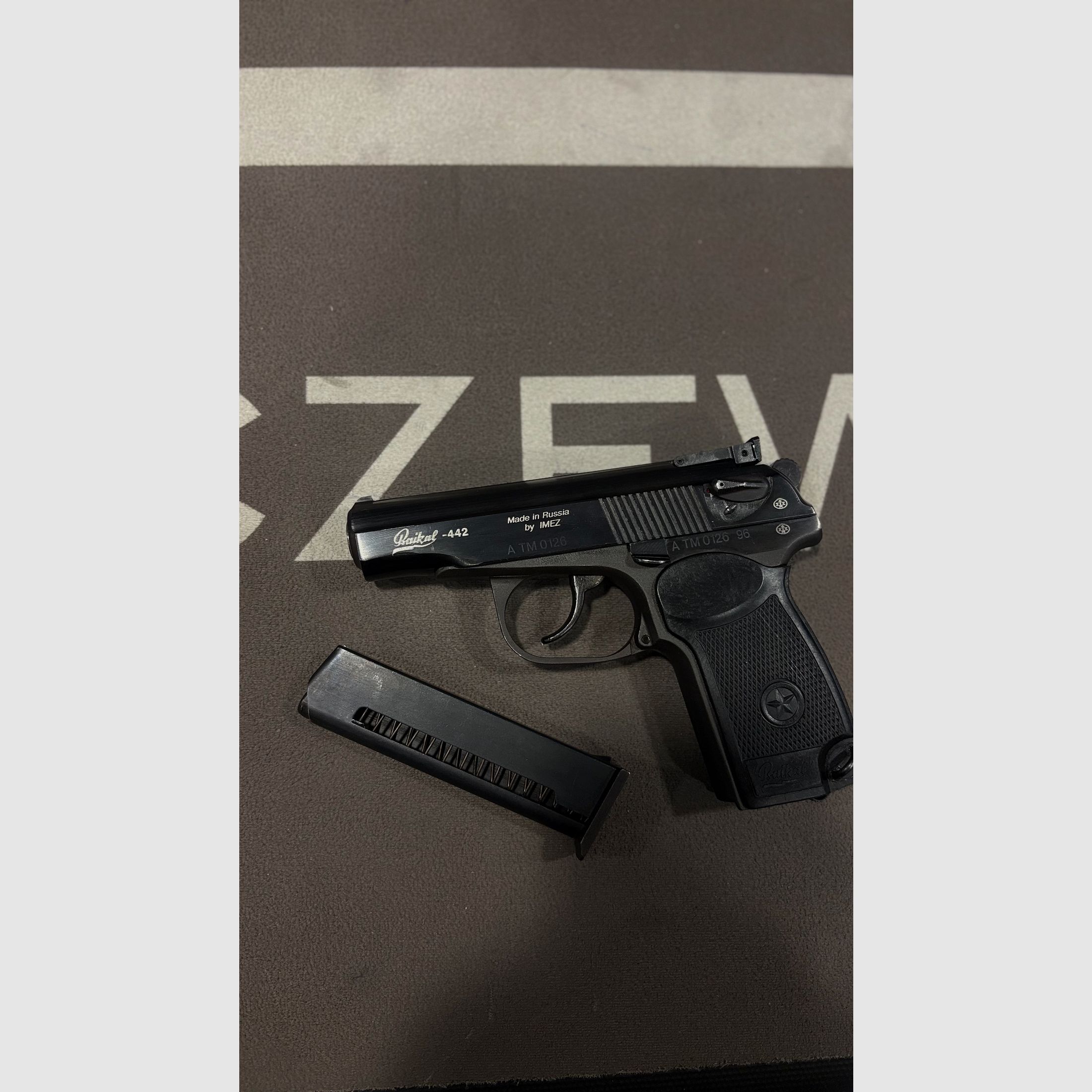 Pistolet Bajkał 442 nr ATM0126 kal. 9x18 Makarow, rp 1996, k.p Rosja, Kat. B.5 #774