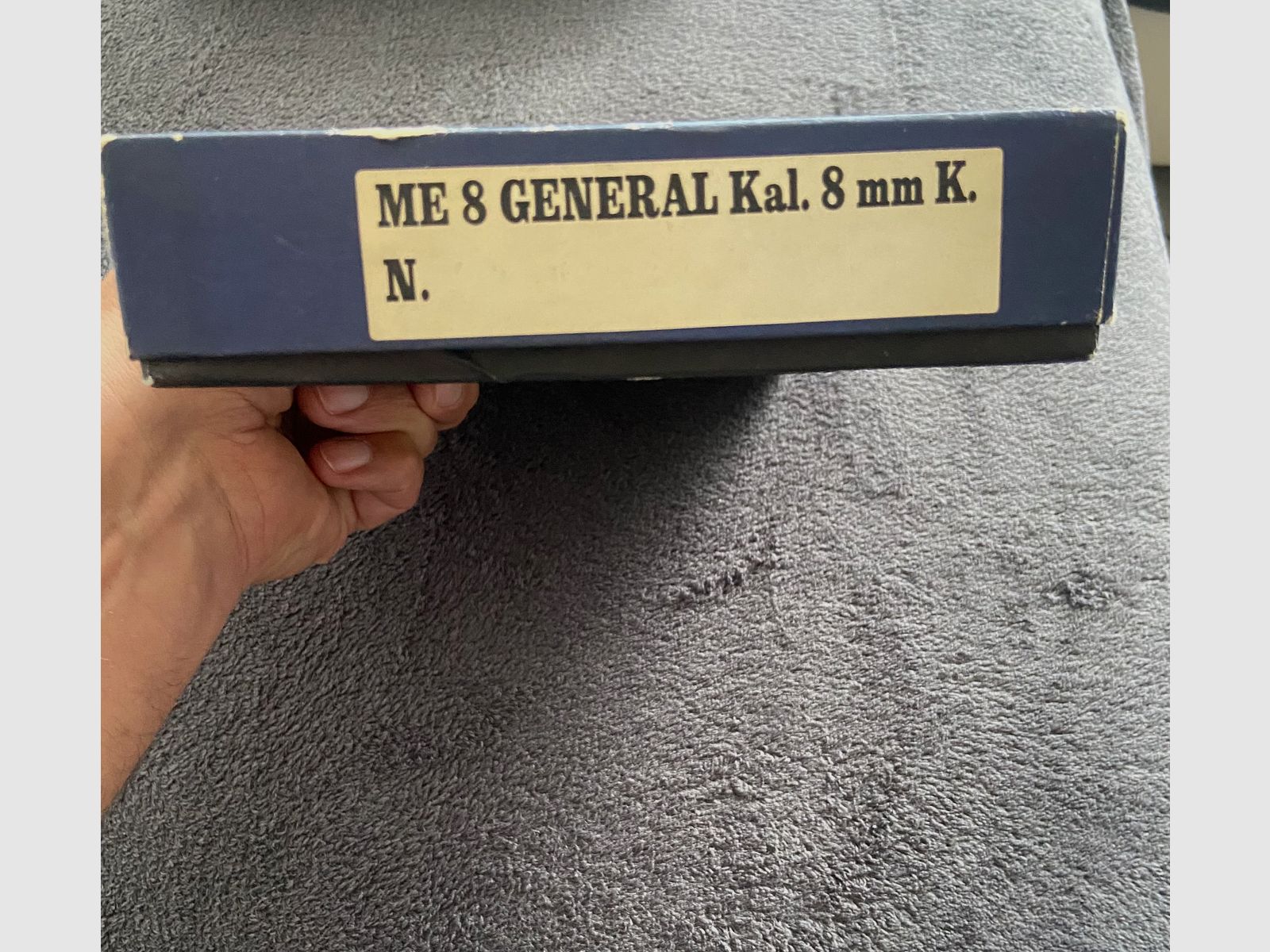 ME 8 General | Cal. 8mm K. | PTB 437 | Cat. 3589 | Dans la boîte d'origine (OVP) – Super pièce de collection !
