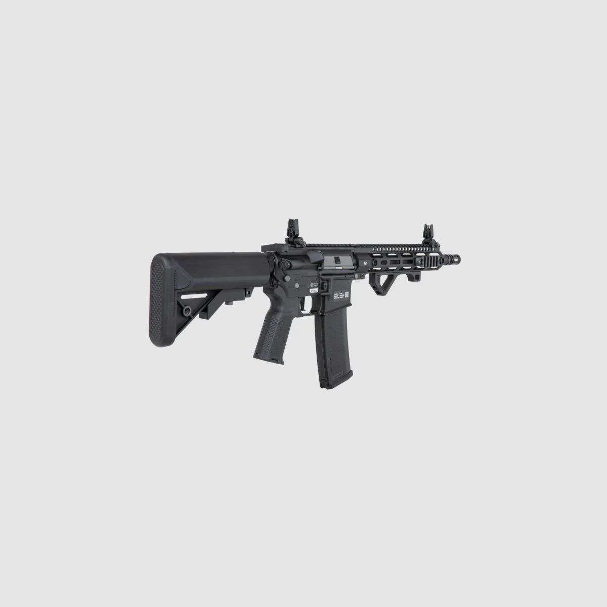 SA M4 Carbine M-LOK (SA-P20 PRIME™ Aster II ETU BLDC™) Rifle Airsoft Libre a partir de 18 - Negro -F-