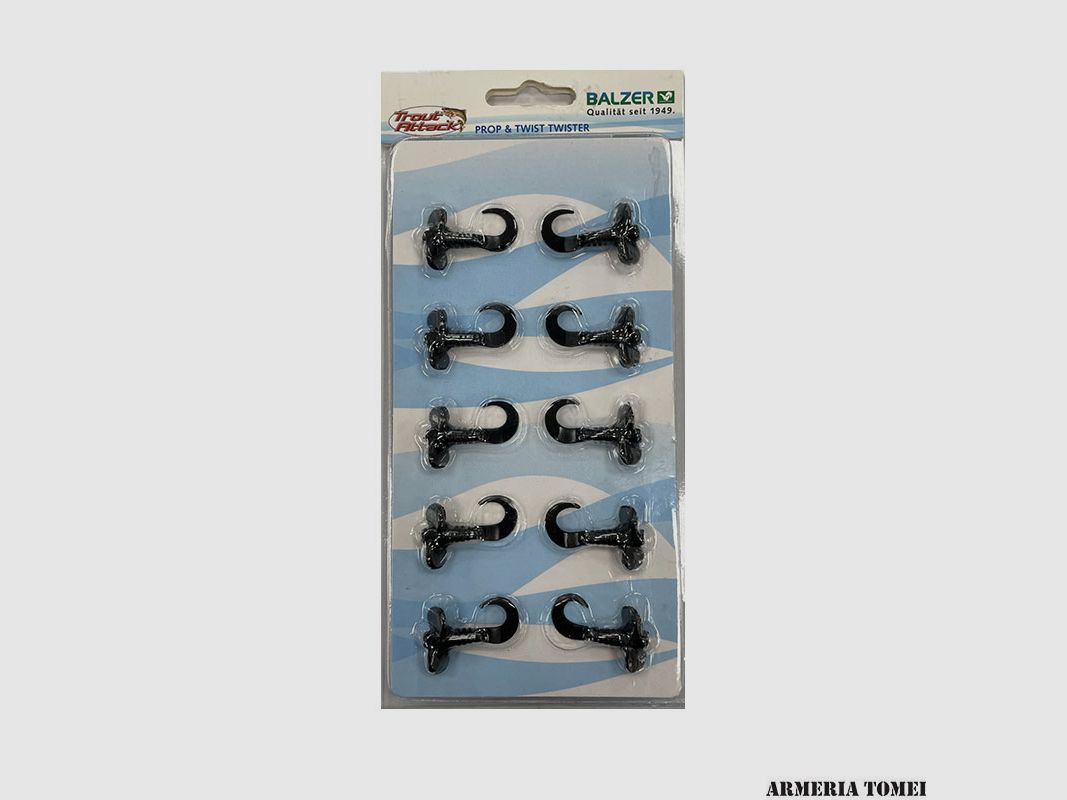 BALZER – PROP & TWIST TWISTER 3.5cm BLACK (10pcs), image 2 of 2