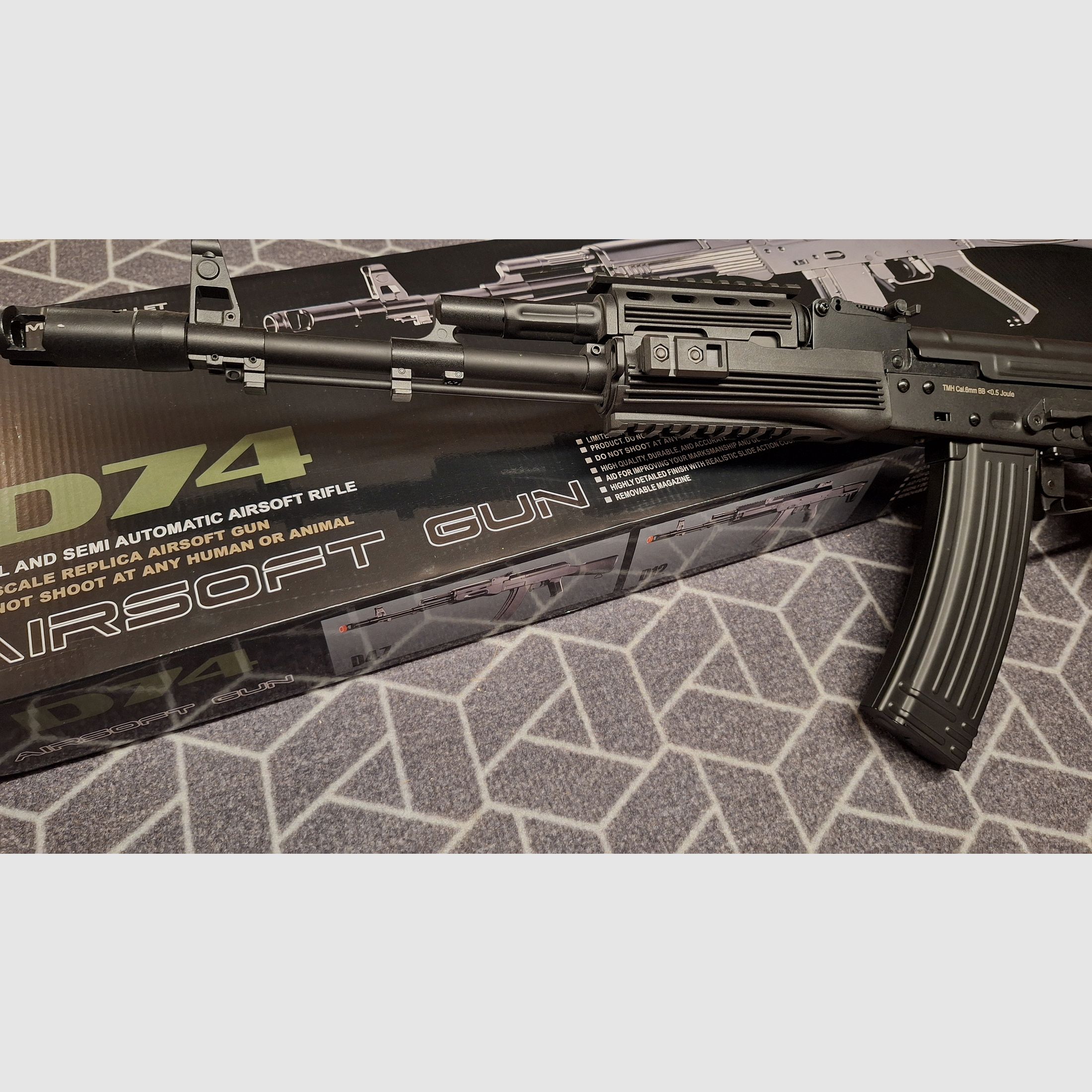AK74 D74 Airsoft AEG 6mm BB - NEU!