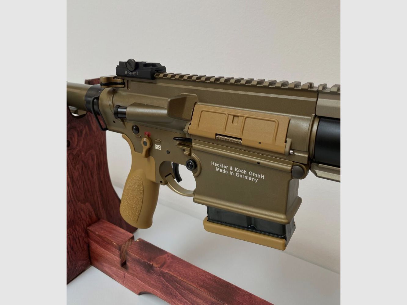 Heckler & Koch SLB H&K MR308 A3 - .308 Win. - 16,5" - sandfarben - langer Handschutz