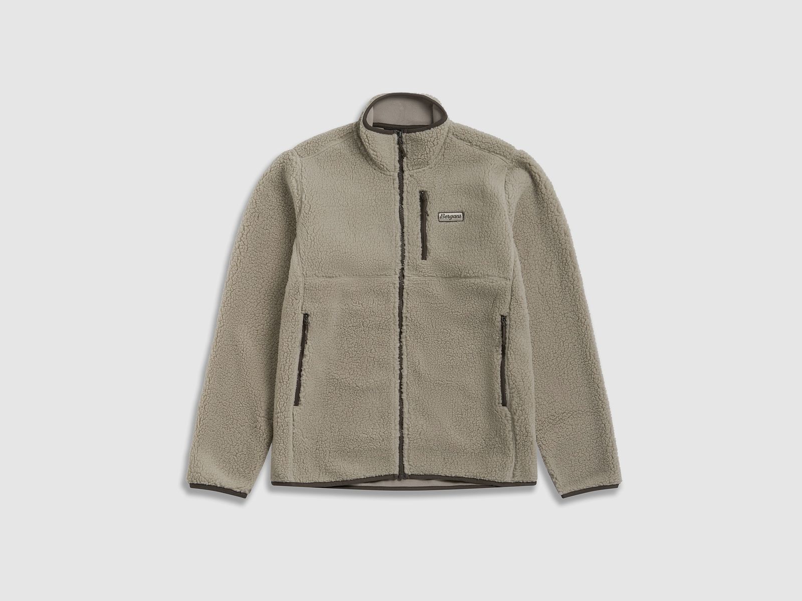 Chaqueta de forro polar Bergans Lunnan para hombres Coastal Sand M