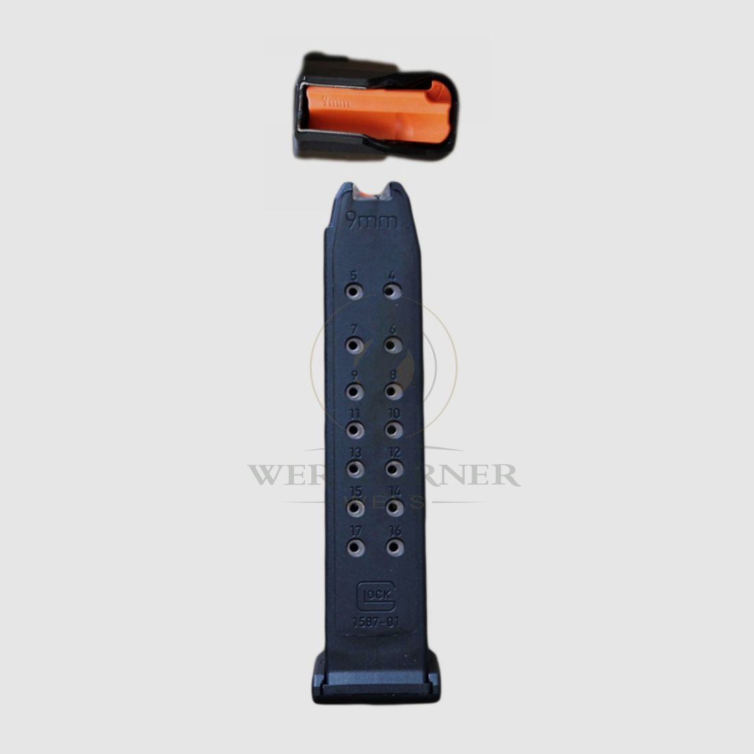 Glock 17/5 Chargeur 17 Coups Zubringer Orange