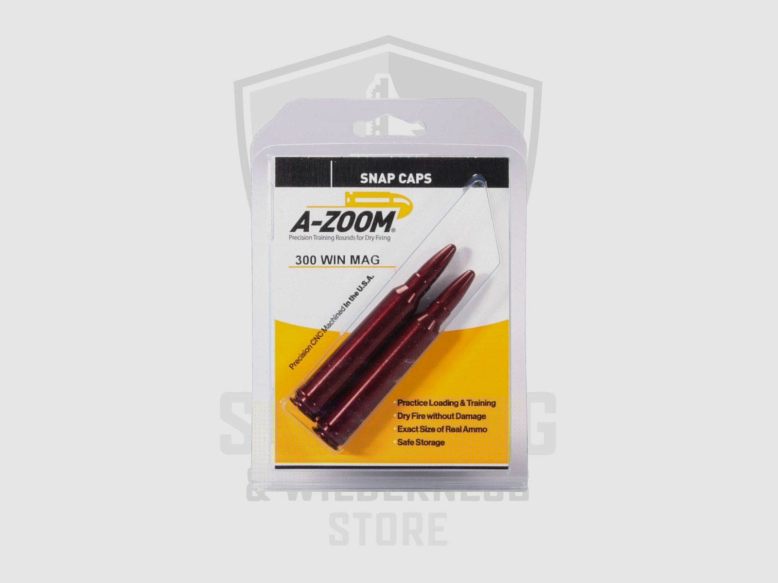 A-Zoom .300 WM Snap Caps Manipulierpatrone 2 pack Red, Bild 1 von 2