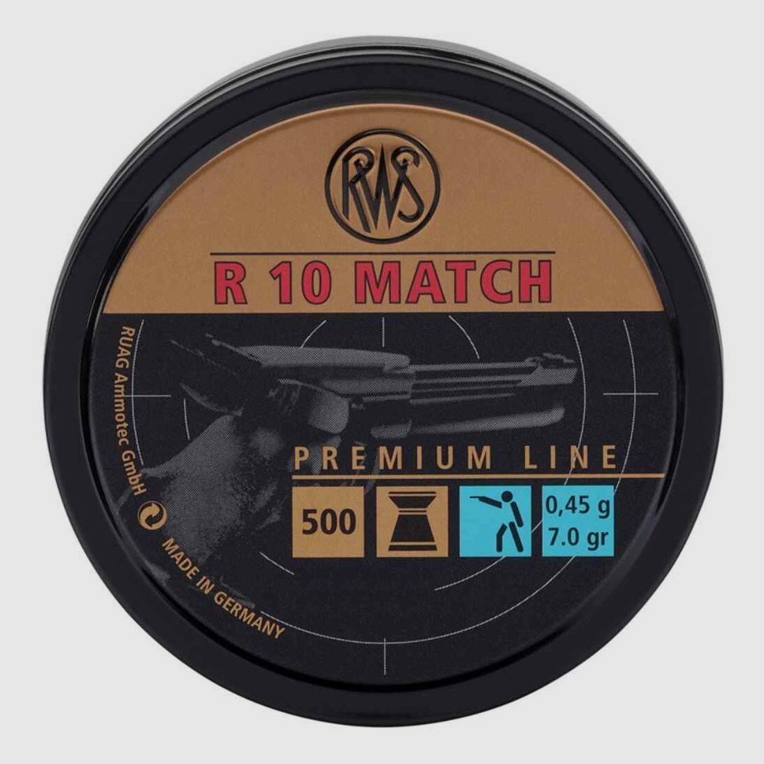 RWS 4,49mm Diabolo R 10 Match 0,45g