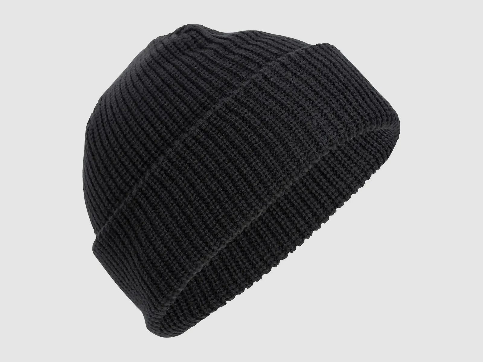 Mil-Tec Mil-Tec Rollstrickmütze Commando - Schwarz