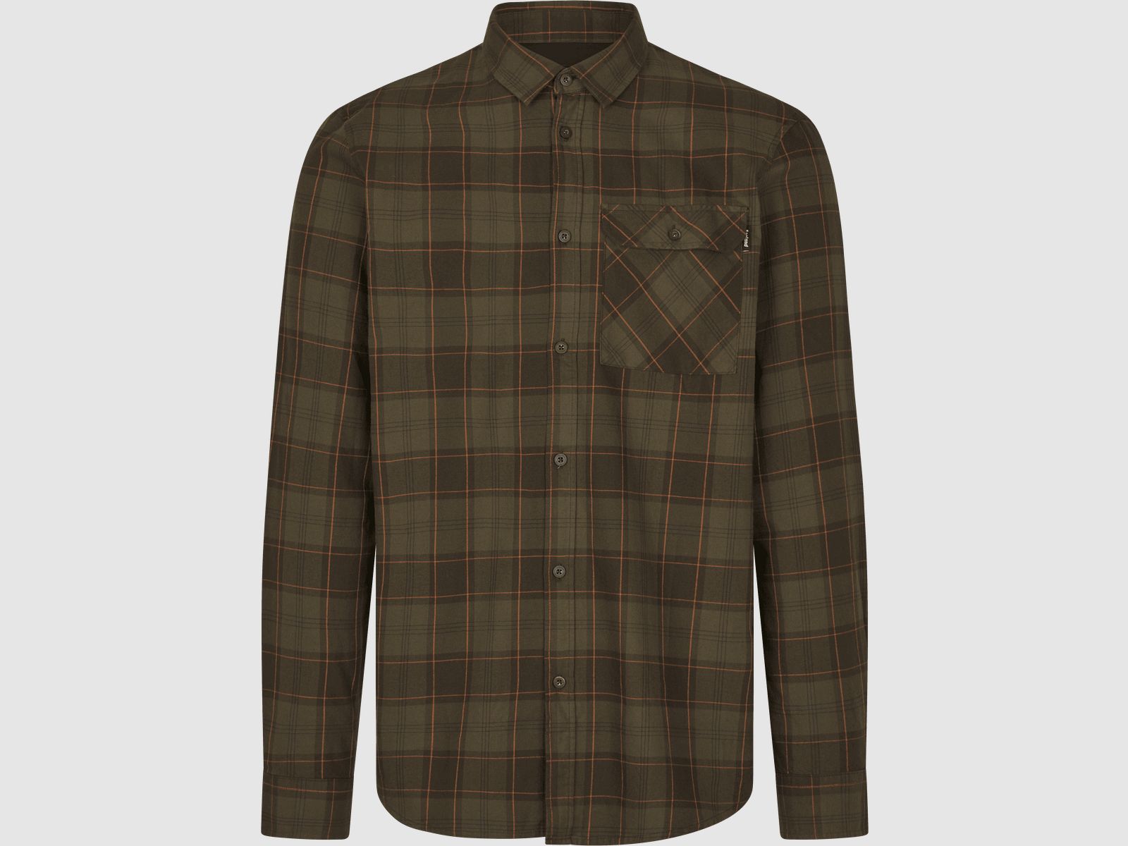 Seeland Glen Chemise Flanelle Homme Vert Pin/Carreaux Bleu Foncé 3XL