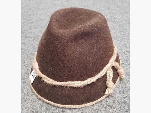 CAPPELLO IN LODEN PASTORE MARRONE