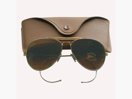 Mil-Tec AF Sunglasses with Case - Brown