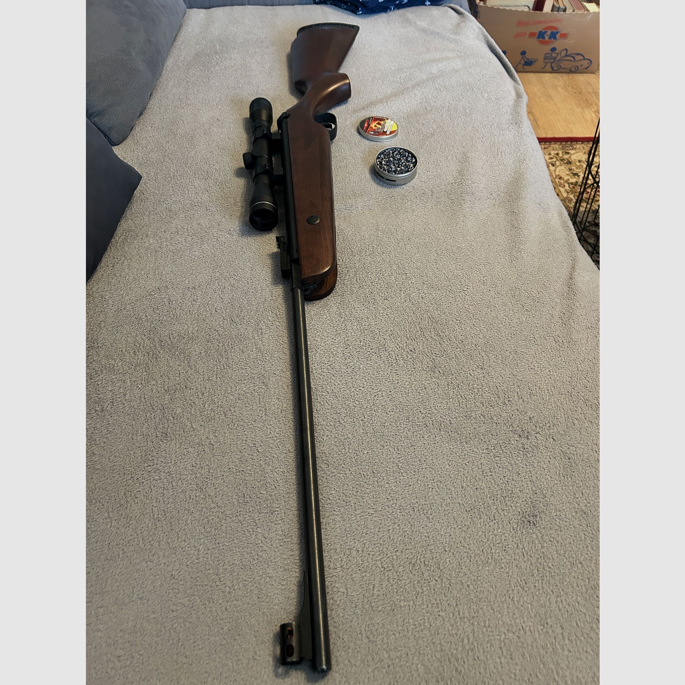 Hämmerli Hunter Force 600 4,5 MM mit Munition Und Zielfernrohr  VB