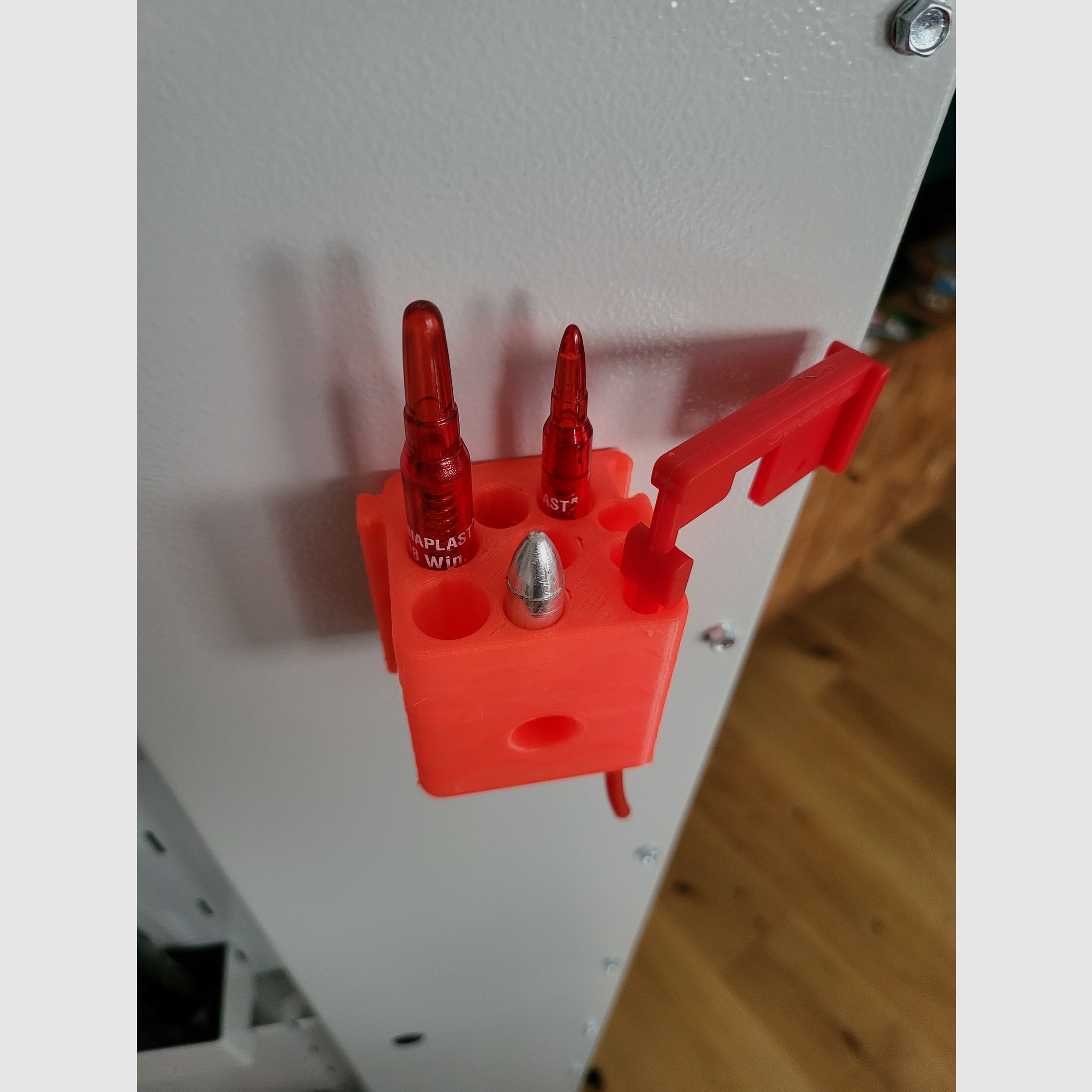 308 223 9mm Pufferpatrone Safe flag Universal Halter Waffenschrank Organizer Magnet rutschfest