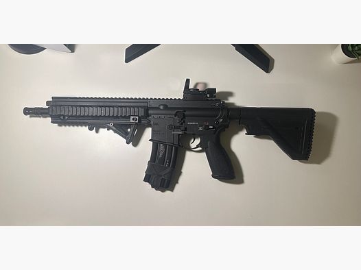 HK 416 Airsoft S-AEG  SET !  / 1,3 Joule / 1A Zustand / Mit Garantie, OVP und Rechnung / Spielfertig