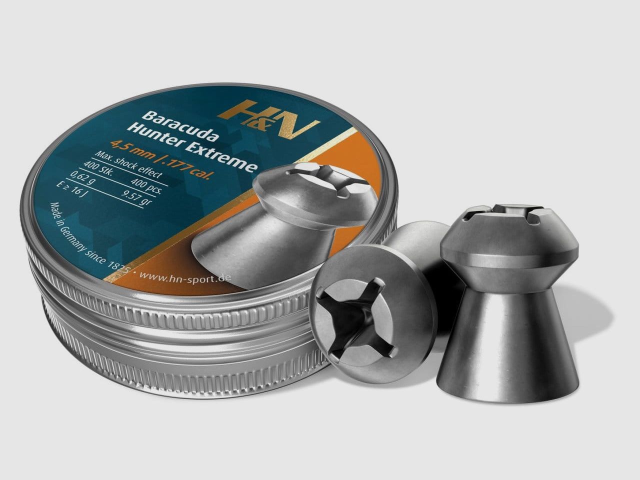 H&N Baracuda Hunter Extreme Diabolo 4.5 mm - 400 pcs.