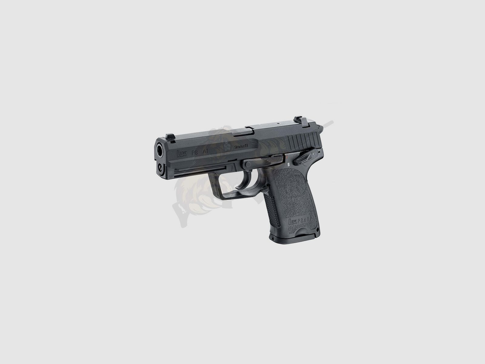 H&K P8 A1 GBB mit Metallschlitten Schwarz -F-