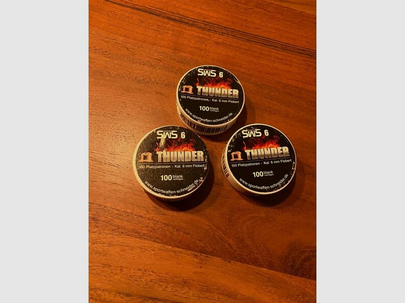 3 Dosen 6mm Platzpatronen
