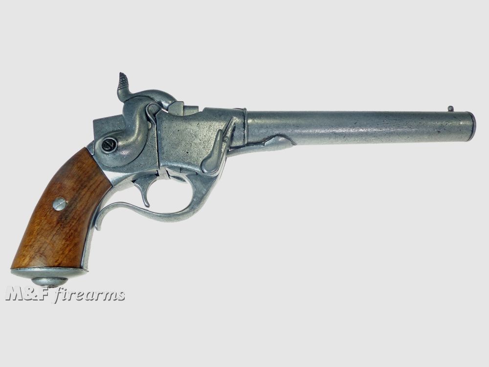 Sharps Hinterlader Pistole M 1852 mit GÖDE Zertifkat Hersteller DENIX #1752