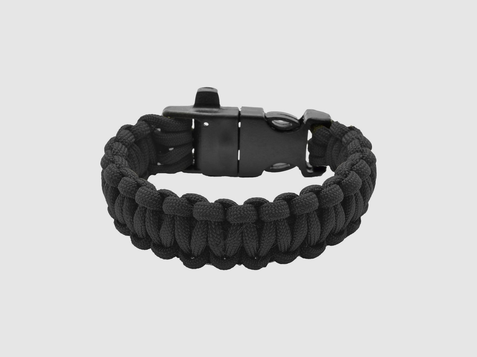 Survival-Armband Paracord 3 In 1 Schwarz, Bild 4 von 4