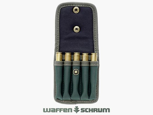 Patronenetui Cordura Leinen 5 Kugelpatronen